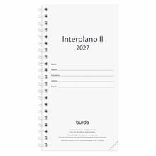 Almanacka Interplano II (18 månader) Kalenderrefill 2027 - 91365027