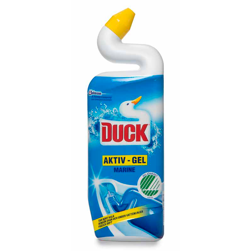 Wc Rengoring Sanitetsrent WC-Duck Aktiv-Gel Marine, 750 ml