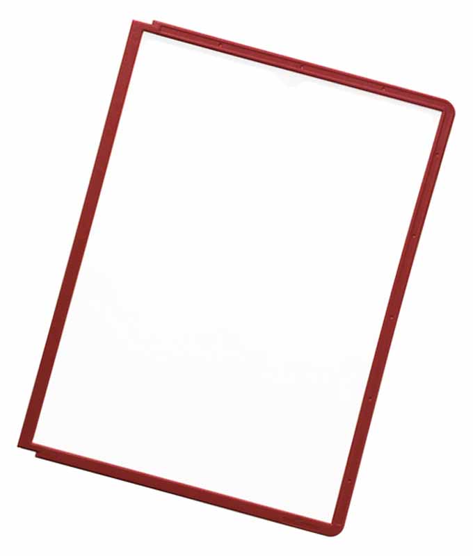 Panel Sherpa A4 Röd 5st/fp