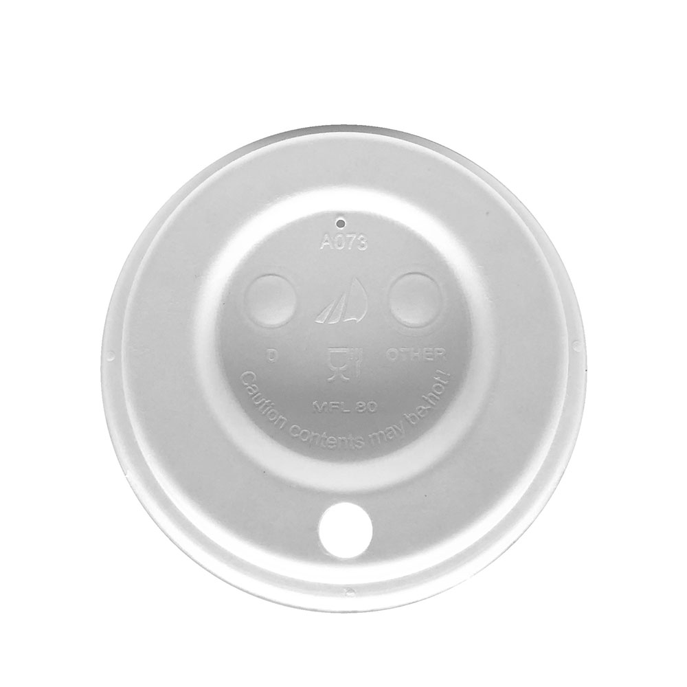 Lock till Coffee To Go Fiber Ø80mm Vit 60st/fp