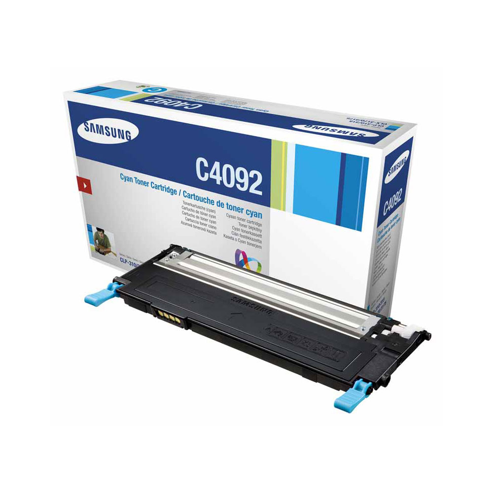 Lasertoner Samsung C4092 Cyan - CLT-C4092S
