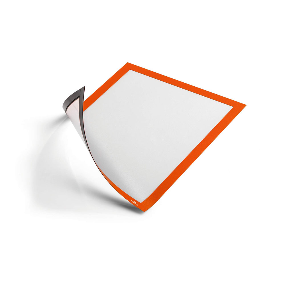 Informationsram Durable Duraframe Magnetic A4 Orange 5st/fp