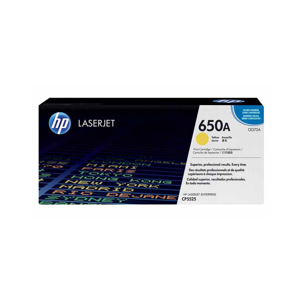 Lasertoner HP 650A Gul