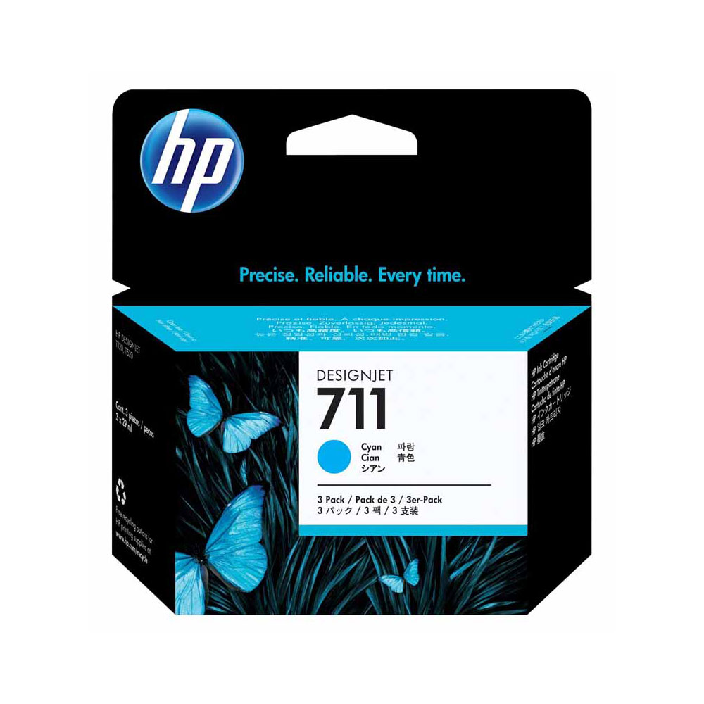 Ink-Jet Patron HP Nr: 711 cyan 29ml 3-pack