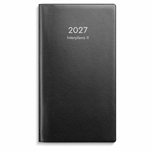 Almanacka Interplano II (18 månader) Plast Svart 2027 - 91365327
