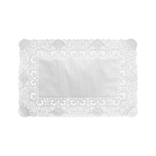 Spetspapper Rektangulär 35x45cm Vit 250st/fp