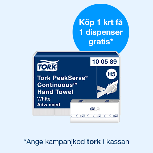 Pappershandduk Tork PeakServe Continuous H5 Advanced 3240st/fp