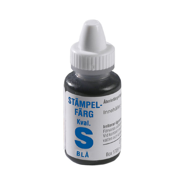 Stämpelfärg UniStamp/Perma 10ml blå