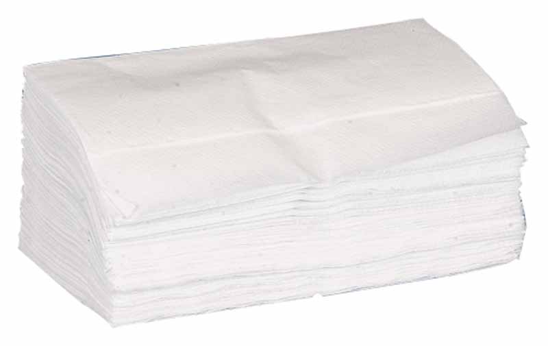 Dispenserservett 1-lags 33x33cm Vit 300st/fp