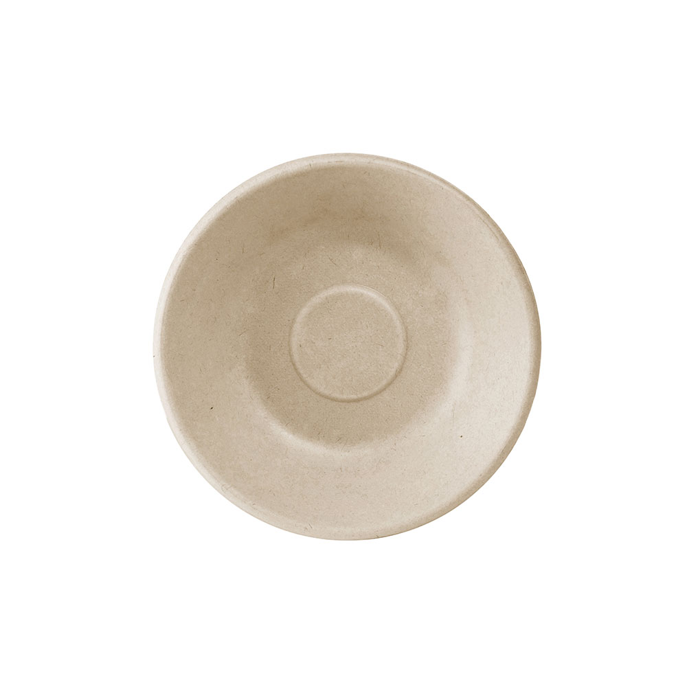 Tallrik Duni ecoecho Djup Bagasse 16cm Oblekt brun 50st/fp