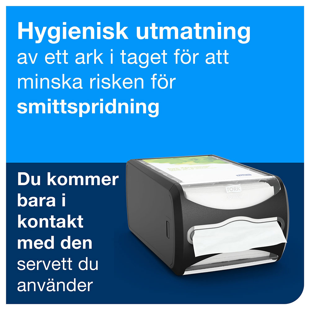 Dispenser Tork Xpressnap® N4 Liggande Svart