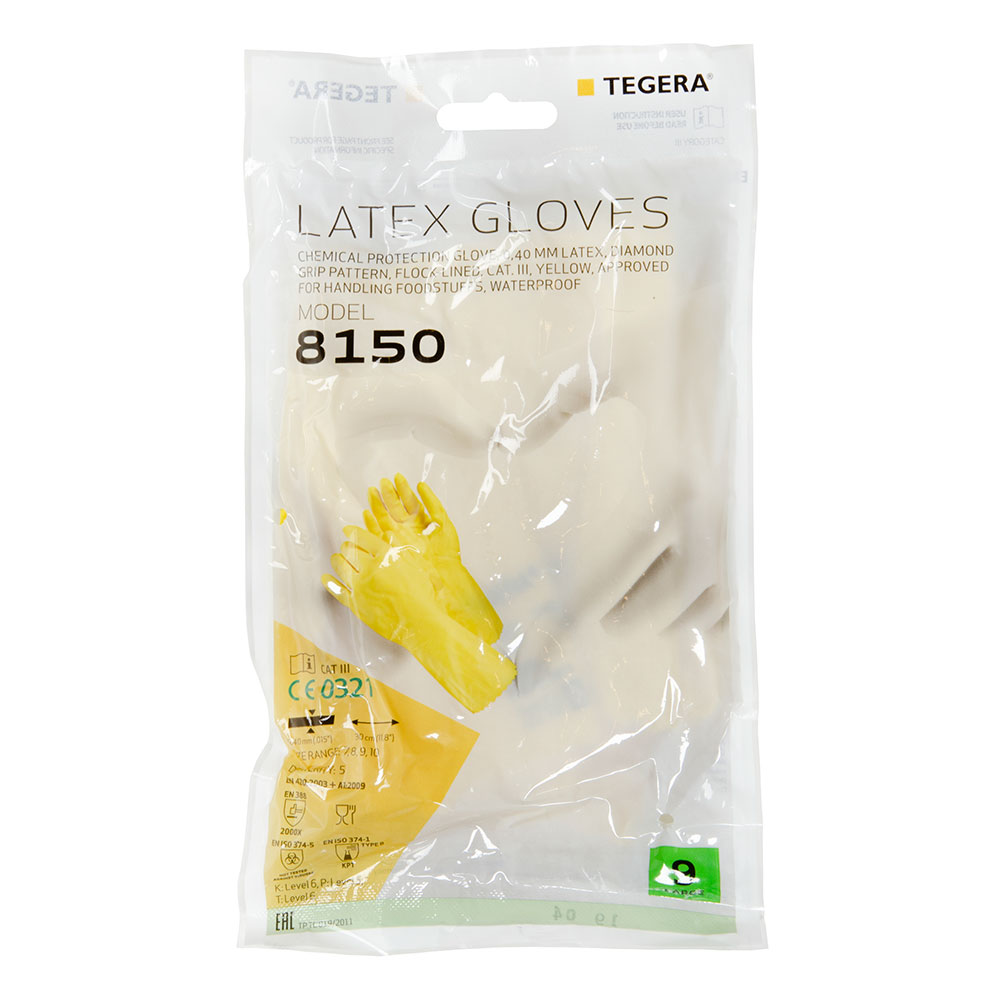 Latexhandske Tegera 8150 Stl. 8