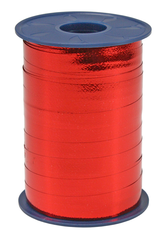 Presentband Metallic 10mmx250m Röd