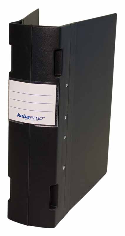 Pärm KEBAergo A4 80mm Svart 