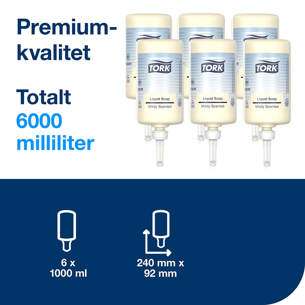 Tvål Tork S1 Handtvål Gul milt parfymerat 1L