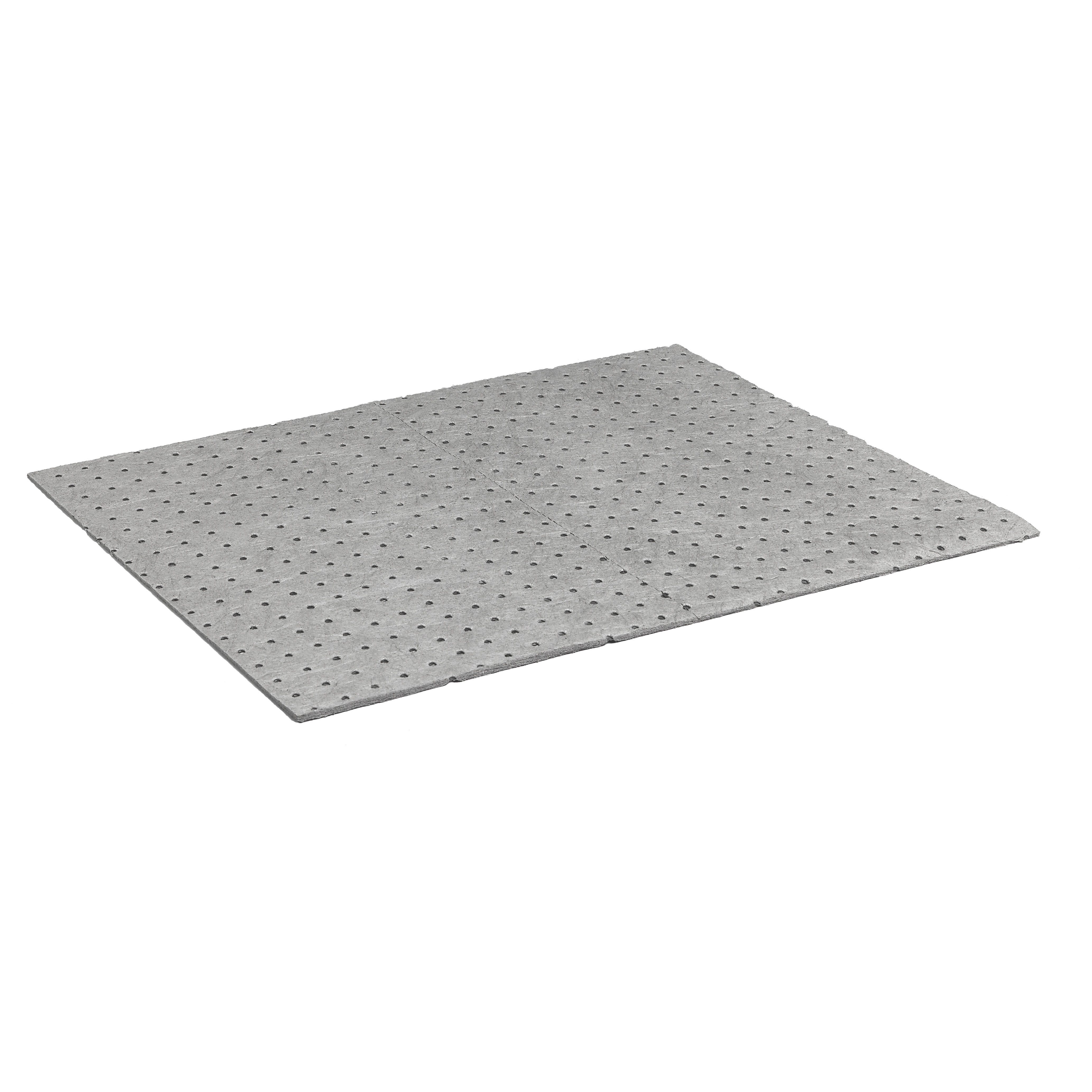 Absorbent EasiTex Universal Plus Dubbla slitskikt 400x400mm Grå 100ark/krt