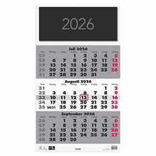 Väggkalender Triplaner Elegant