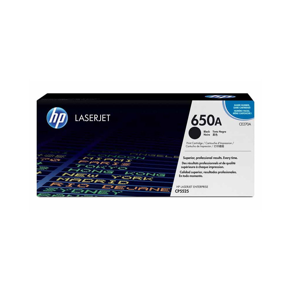 Lasertoner HP 650A Svart