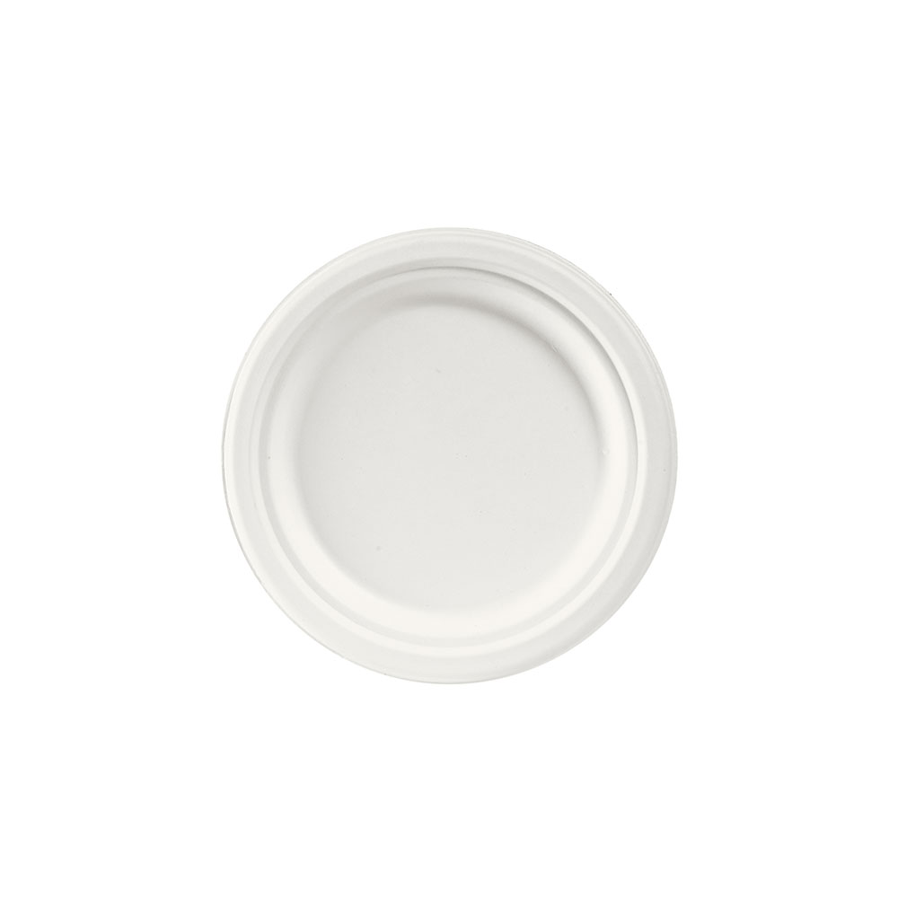 Tallrik Duni Biopak Bagasse 17cm Vit 50st/fp