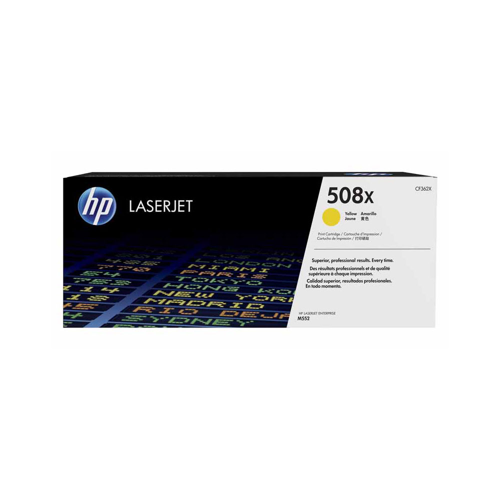 Lasertoner HP 508X Gul - CF362X
