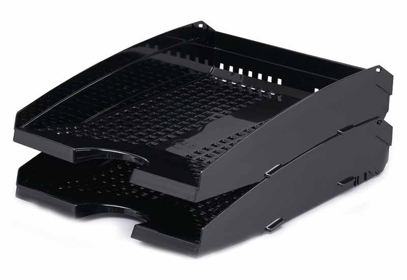 Brevkorg Trend A4 337x250x70mm Svart