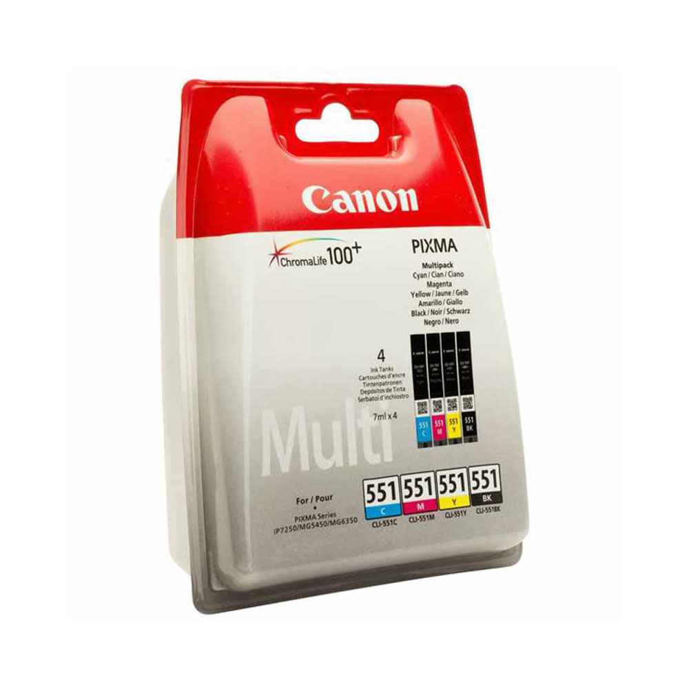 Ink-Jet Patron Canon CLI-551 Multi Pack