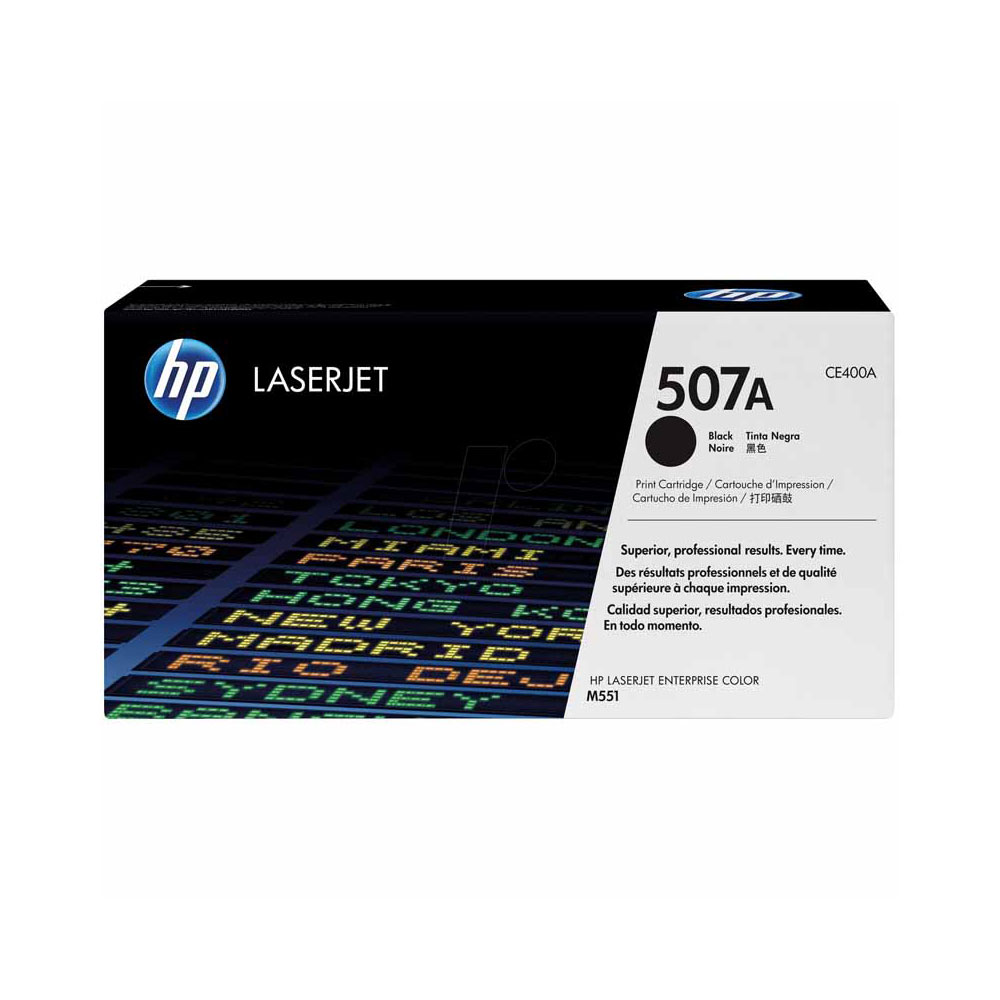Lasertoner HP 507A Svart