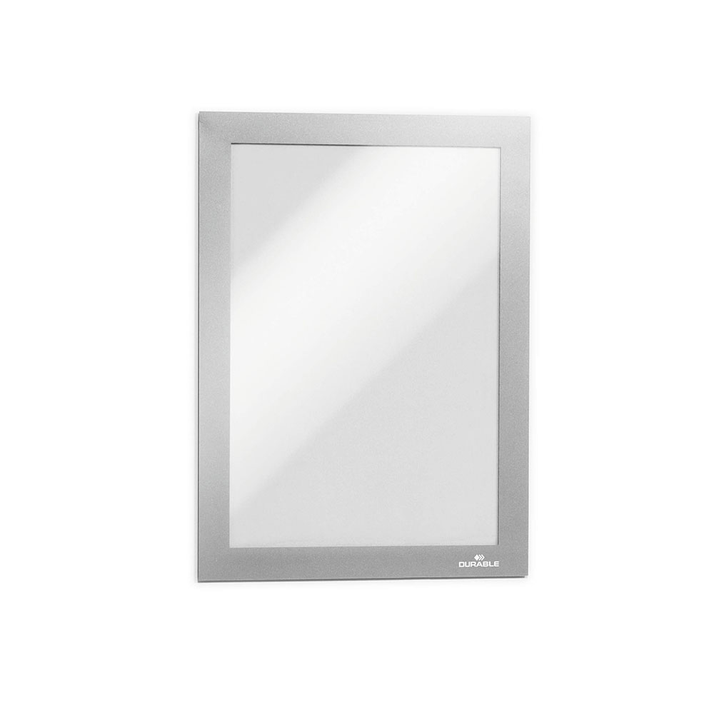 Informationsram Durable Duraframe Magnetic A5 Silver 5st/fp