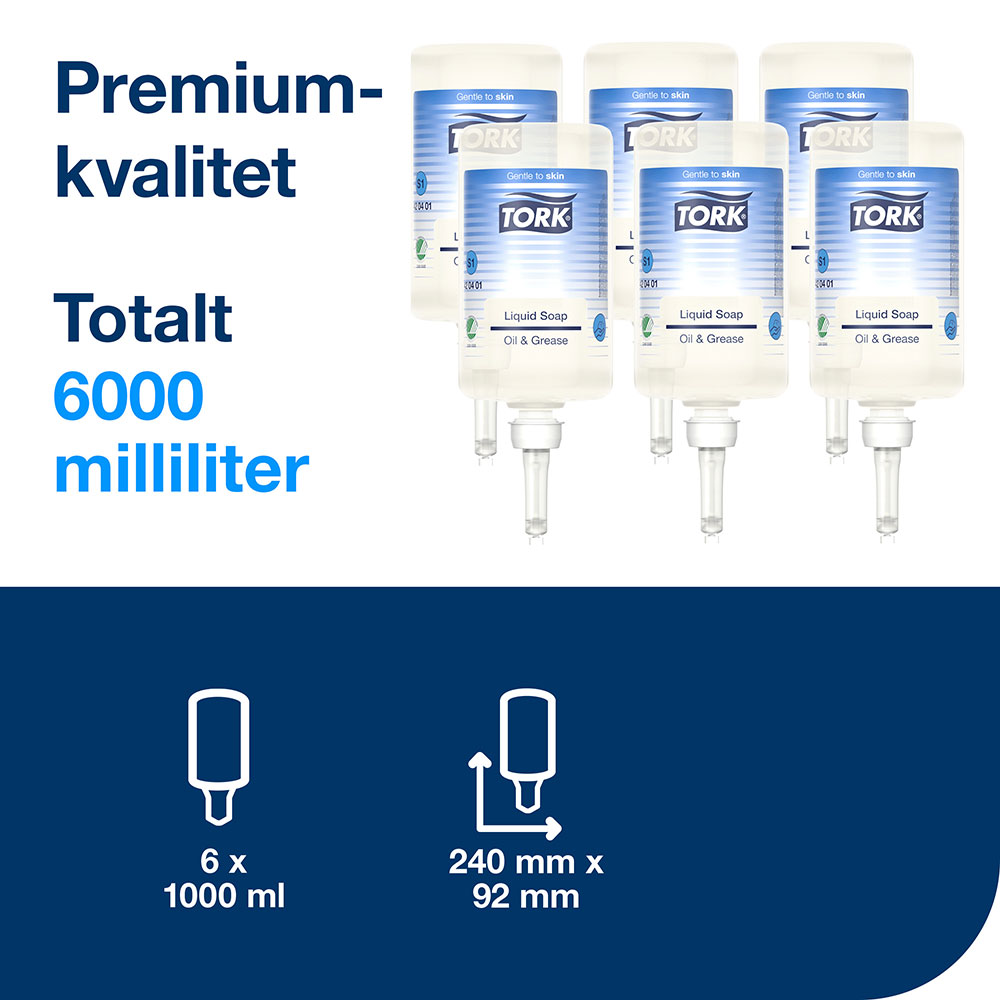 Tvål Tork S1 Industritvål Ofärgad 1L