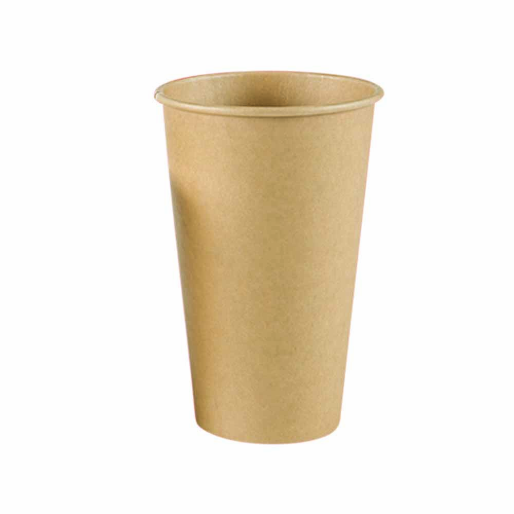 Pappersbägare Single wall 47,3cl Hot/Cold Brun 50st/fp
