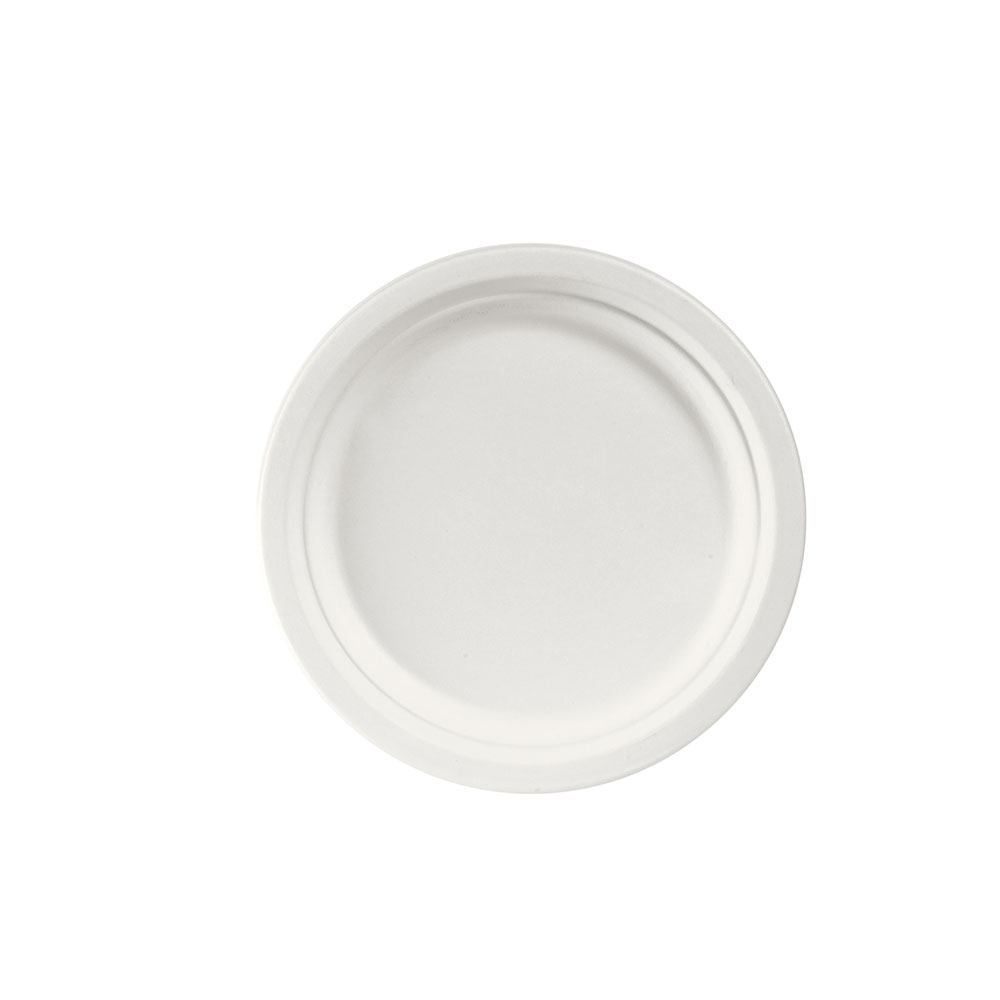 Tallrik Duni BioPak Bagasse 22cm Vit 50st/fp