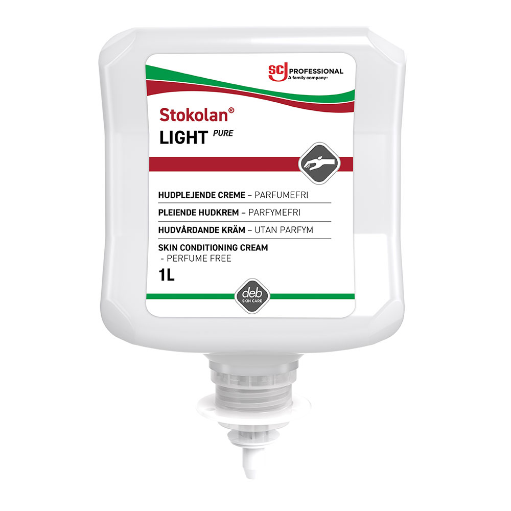 Hand- och hudkräm Stokolan Light PURE 1L