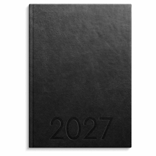 Almanacka Weekly A5 inbunden svart konstläder 2027 - 91117827