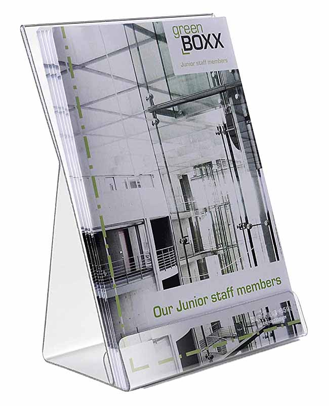 Broschyrställ Durable Polystyrenplast A5 Transparent