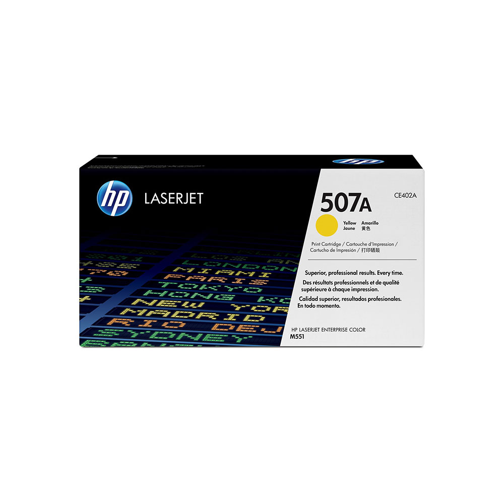 Lasertoner HP 507A Gul - CE402A