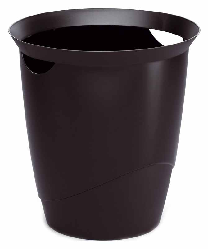 Papperskorg Durable Trend 16L Svart
