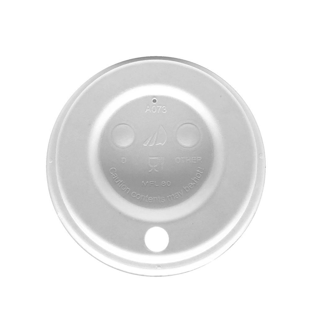 Lock till Coffee To Go Fiber Ø90mm Vit 50st/fp