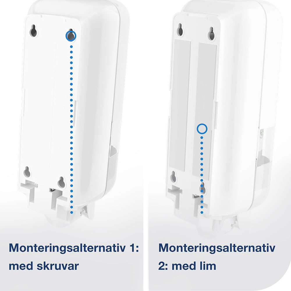 Tvålhållare Tork Skincare Dispenser S4 med armbågsfattning Svart