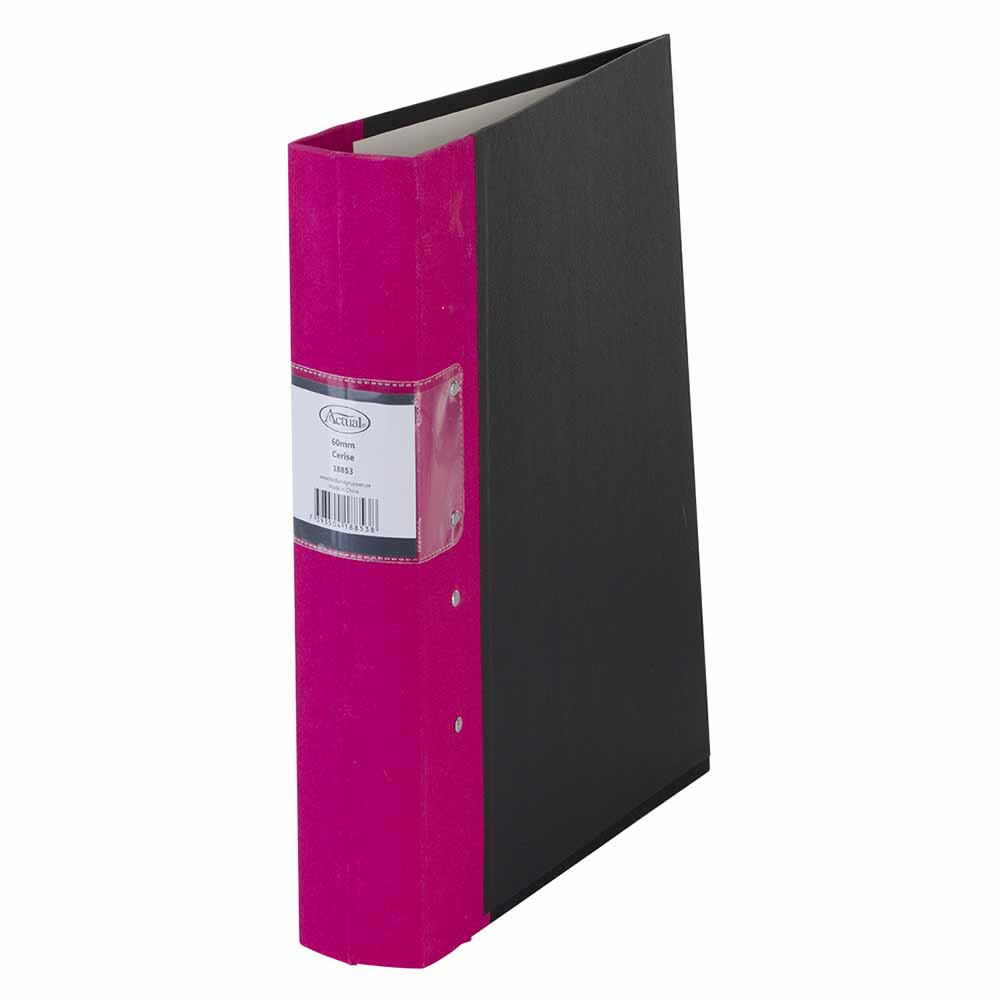 Gaffelpärm Actual A4 60mm Cerise