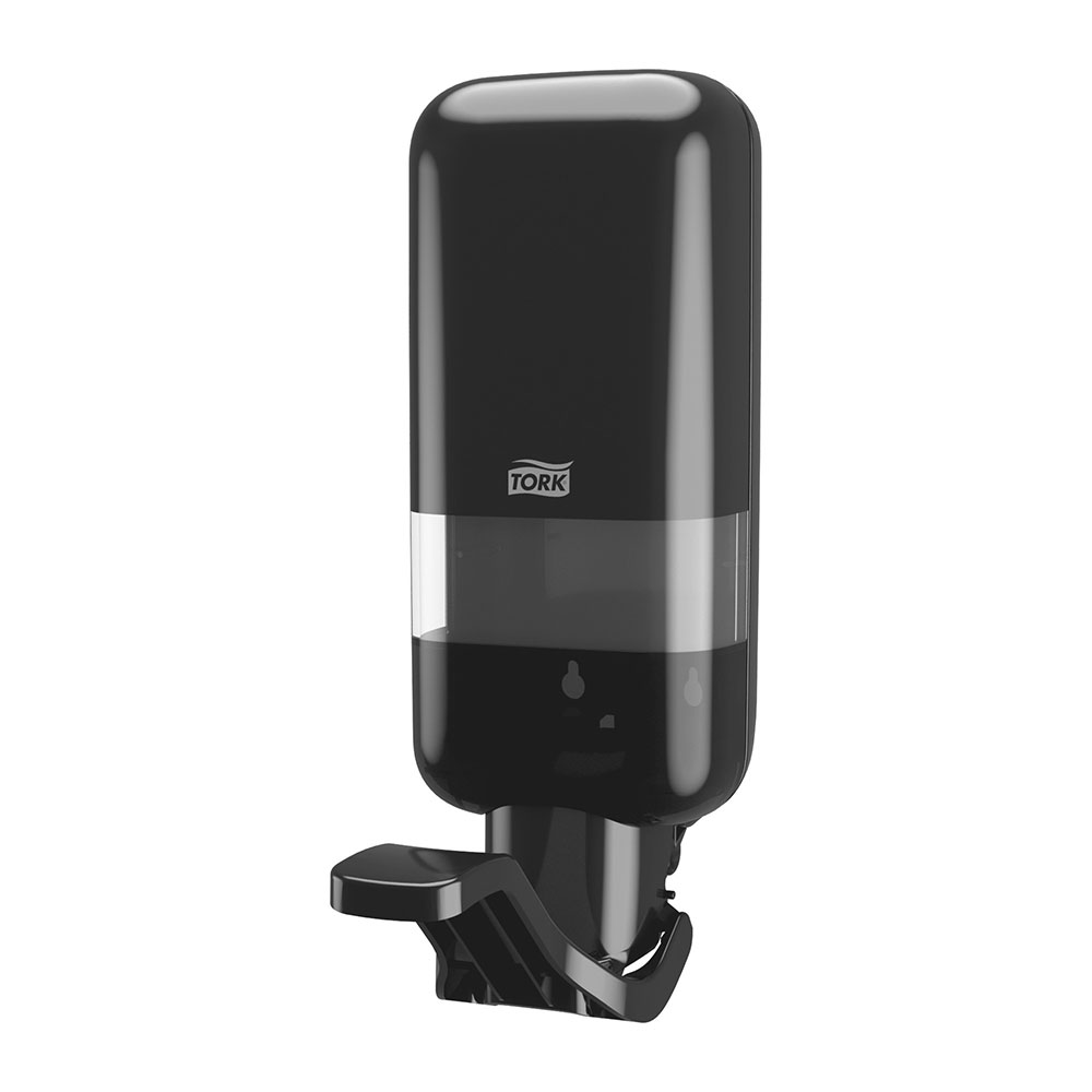 Tvålhållare Tork Skincare Dispenser S4 med armbågsfattning Svart