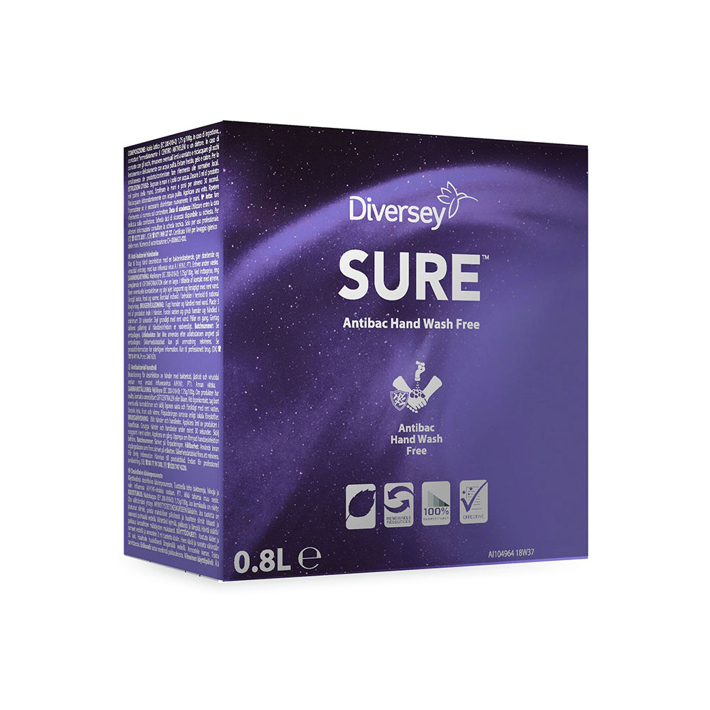 Handdesinfektion Sure Antibac Hand Wash Free 0,8L - 100900220