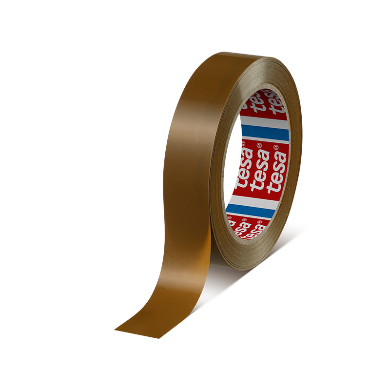 Packtejp PVC Tesa 4124 25mmx66m Brun