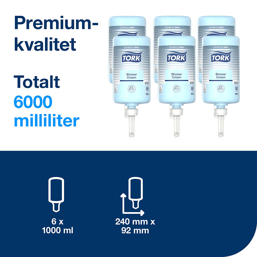 Duschtvål Tork S1 Duschcreme 1L