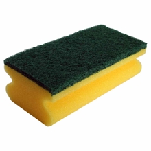 Kökssvamp Glenta Easy clean 15xx6,5x4cm Gul/Grön 5st/fp
