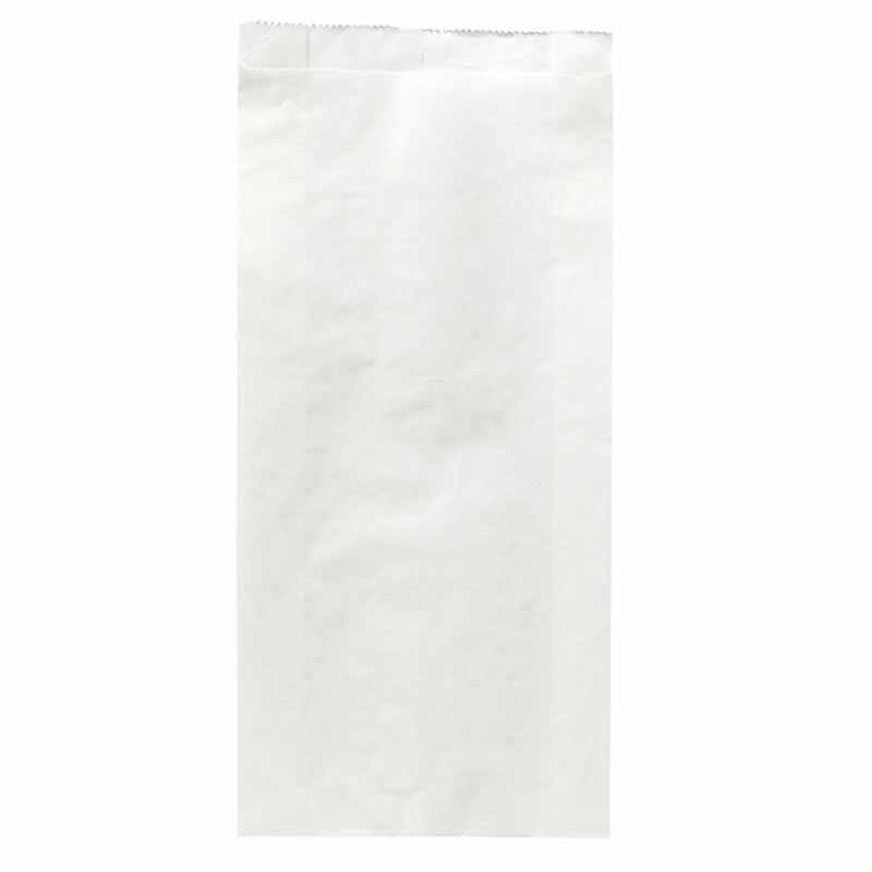 Papperspåse plan 5kg 250/70x460mm Vit 500st/fp