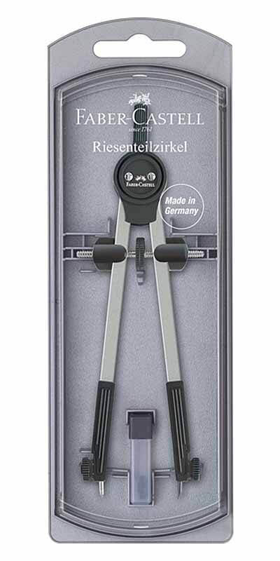 Blyertspassare Faber-Castell 15cm med raka ben