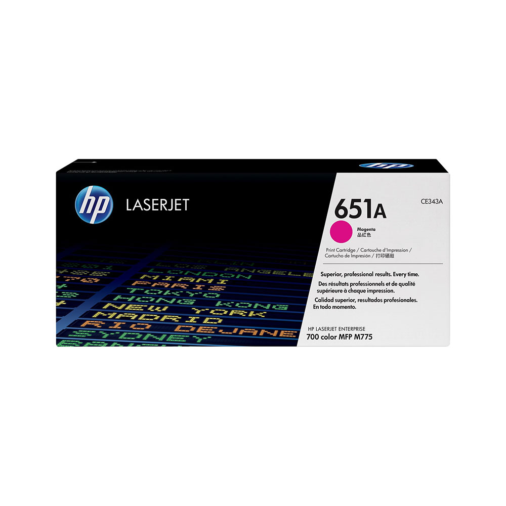 Lasertoner HP 651A Magenta