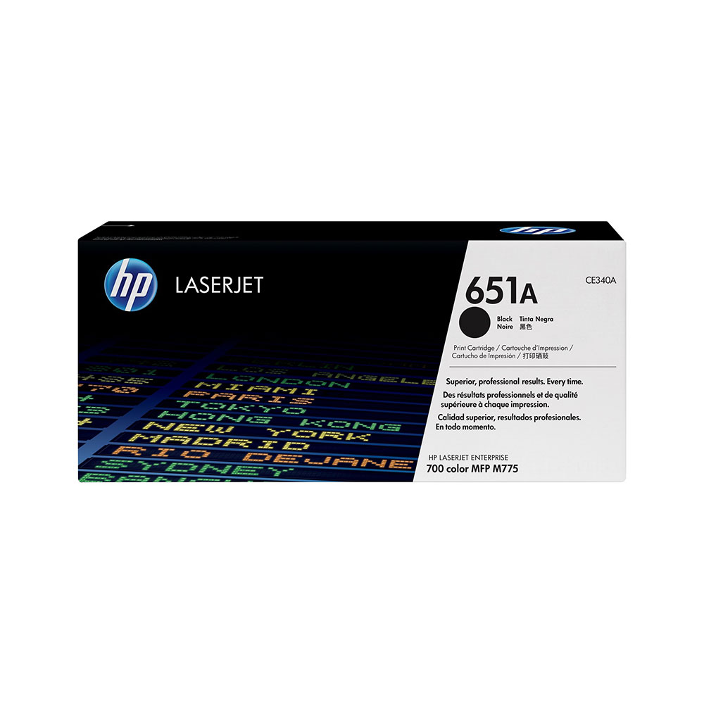 Lasertoner HP 651A Svart