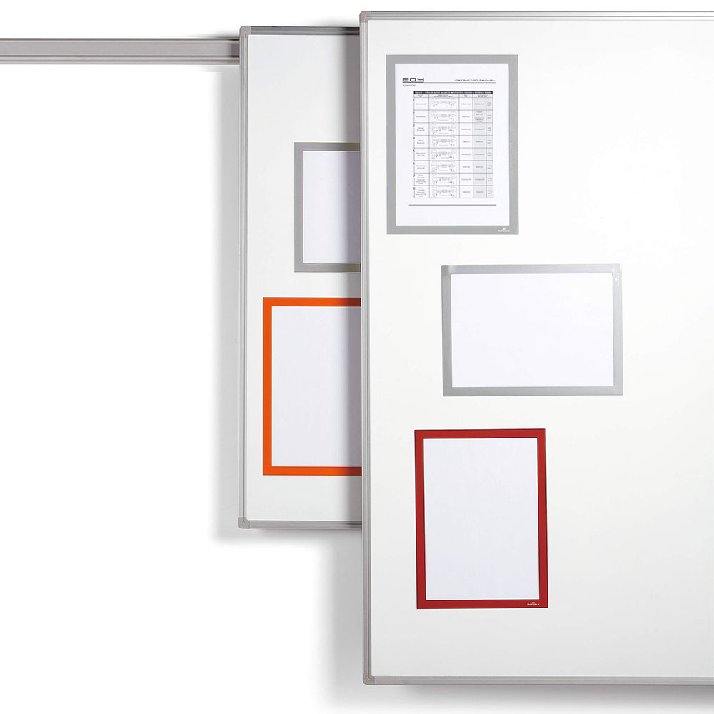 Informationsram Durable Duraframe Magnetic A4 Orange 5st/fp