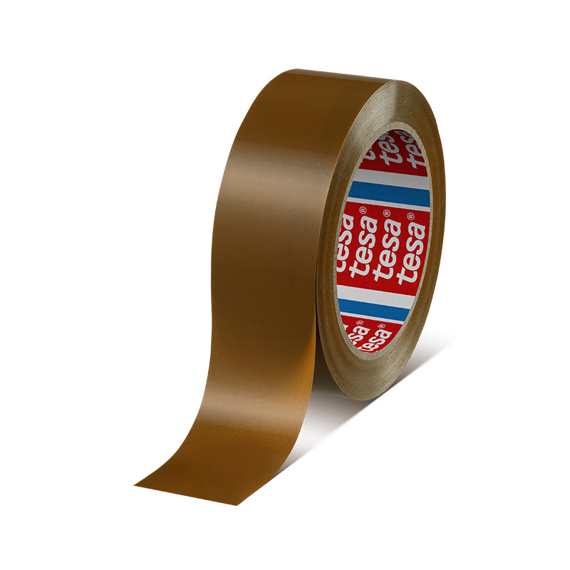 Packtejp PVC Tesa 4124 38mmx66m Brun